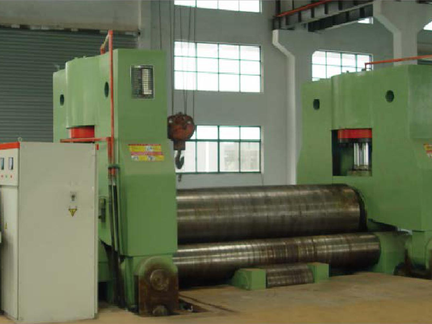 100×3500mm大型卷板机